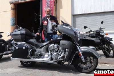 Indian Roadmaster de Jean-Claude chez Indian Côte d'Azur