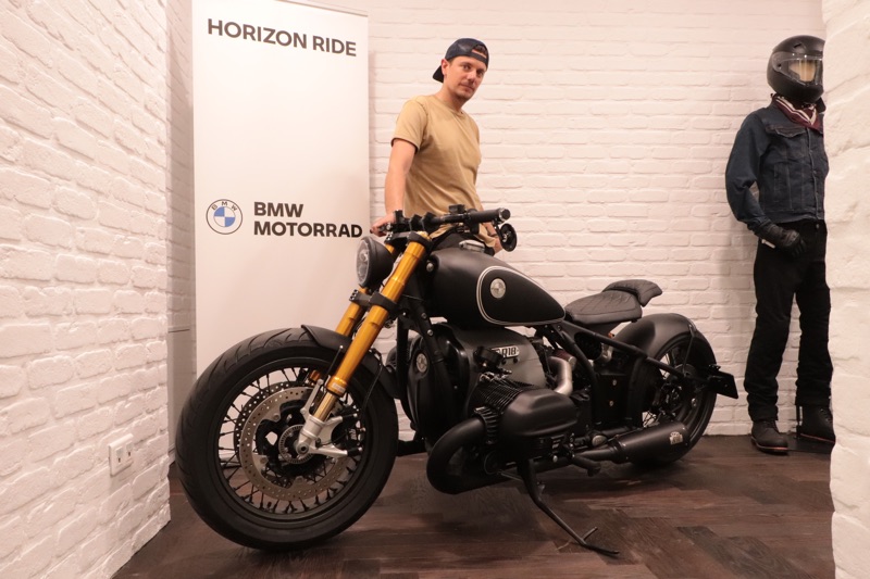 clement molina et sa r18 tank machine chez horizon ride