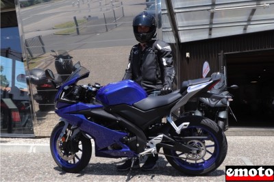 Yamaha YZF R125 de Cédric chez Raff Moto à Anglet