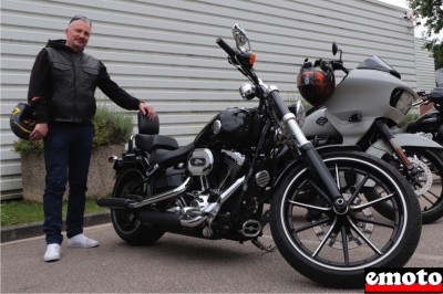 Harley-Davidson Breakout de Loïc chez HD Légende 76