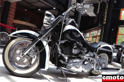 Harley-Davidson Softail Deluxe, prépa chez HD Légende 76