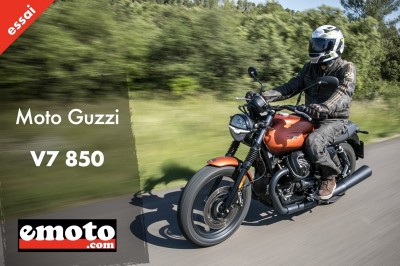 Essai vidéo Moto Guzzi V7 850 modèle 2021