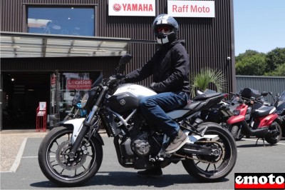 Yamaha MT 07 de Maxime chez Raff Moto à Anglet