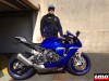 La Yamaha R1 de Rodolphe chez Raff Moto à Anglet