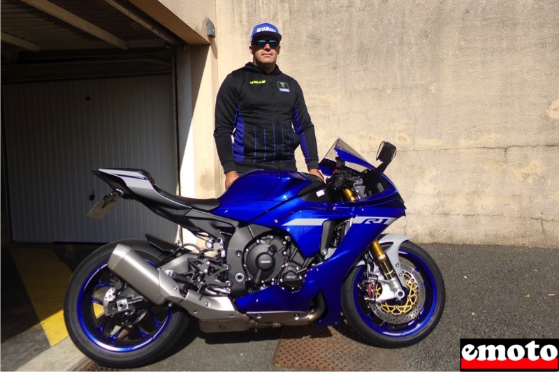 La Yamaha R1 de Rodolphe chez Raff Moto à Anglet, la yamaha r1 de rodolphe chez raff moto