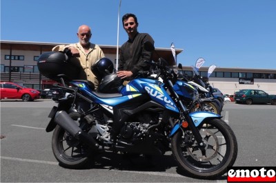 Suzuki GSX S 125 de Jean-Pierre chez Moto Extrême à Bayonne