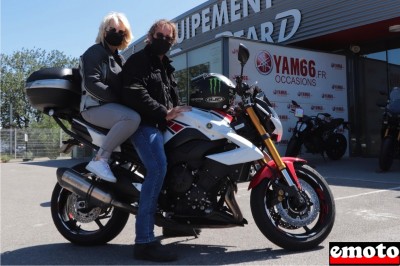 Yamaha FZ8 de Michel et Mary chez Yam 66 à Perpignan