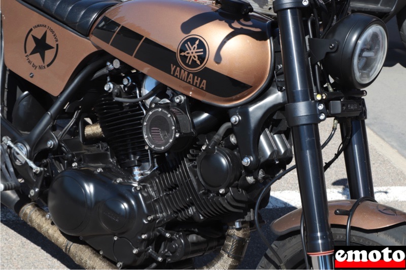 yamaha 1100 virago xvr de 1992 transformee en scrambler par yannick