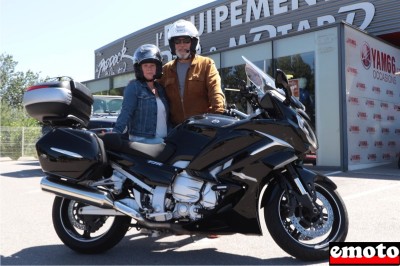 Yamaha FJR 1300 AS de Pascale et Thierry à Yam 66 Perpignan