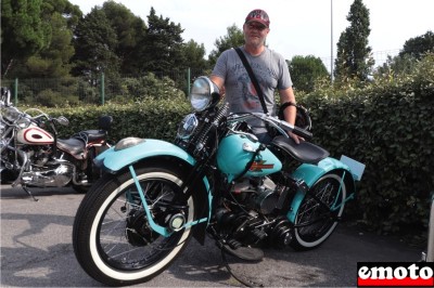 Harley-Davidson WLC de Roland chez Macadam Moto Montpellier