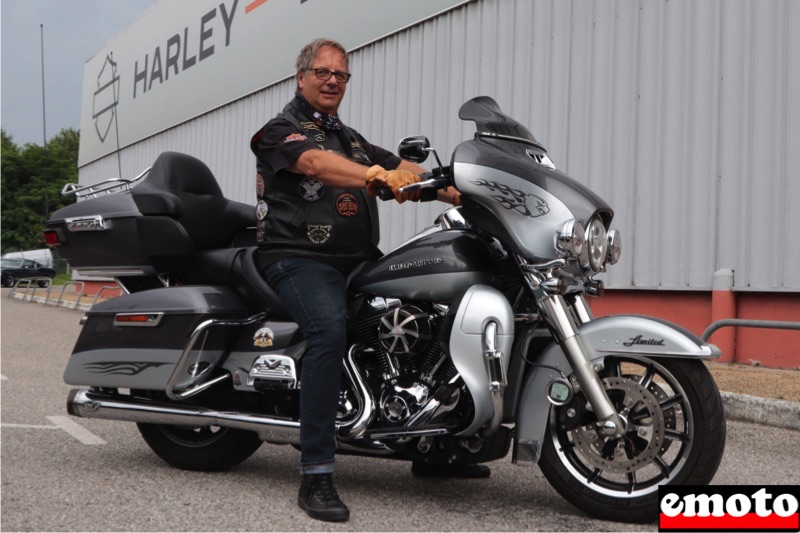 Harley-Davidson Electra Glide de Philippe chez H-D Annecy, harley davidson electra glide de philippe a annecy