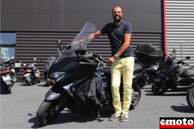 Yamaha TMax DX de Yann chez New Bike Yamaha à Sète