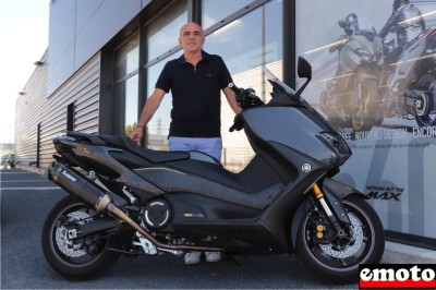 Yamaha TMax 20e anniversaire de Didier chez New Bike à Sète