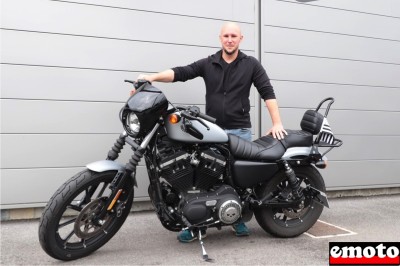 Harley-Davidson Sportster Iron 883 de Yannick à H-D Quimper