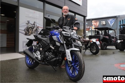 Yamaha MT 125 de Patrick chez Gazon Motos à Royan