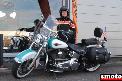 Harley-Davidson Heritage Softail d'Isabelle à H-D Strasbourg