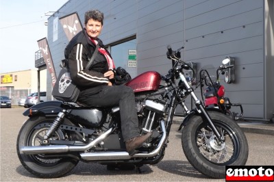 Harley-Davidson Forty Eight d'Ondina chez H-D Strasbourg