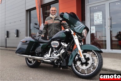 Harley-Davidson Street Glide d'Alain chez H-D Strasbourg