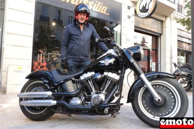 Harley-Davidson Fat Boy Special de Bernard chez H-D Massilia