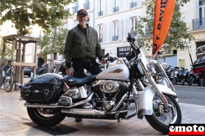 Harley-Davidson Softail Heritage de Philippe, à HD Massilia