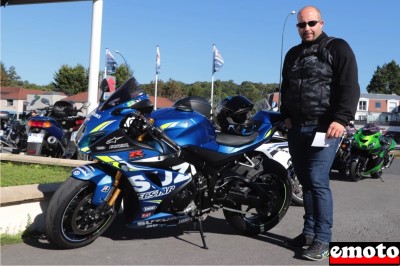 Suzuki GSXR 1000 de Flavien chez X-Trem Bikes à Chaumontel