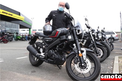 Yamaha XSR 125 de Christophe chez Yam Center à Mérignac