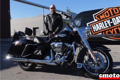 Harley-Davidson Road King de Jean-Daniel chez H-D à Salon