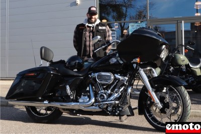 Harley-Davidson Road Glide d'Antoine chez H-D Saint Etienne