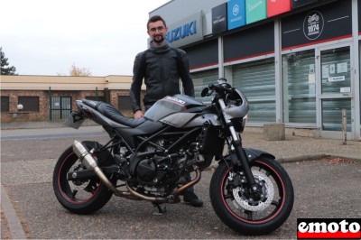 Suzuki SV 650 X de Julien chez Motos Schumpp à Eckbolsheim