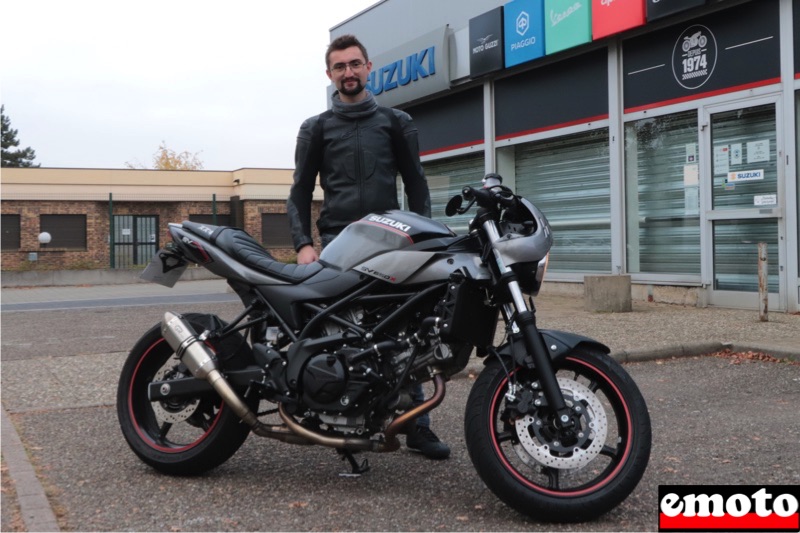 Suzuki SV 650 X de Julien chez Motos Schumpp à Eckbolsheim, suzuki sv 650 x de julien chez motos schumpp a eckbolsheim