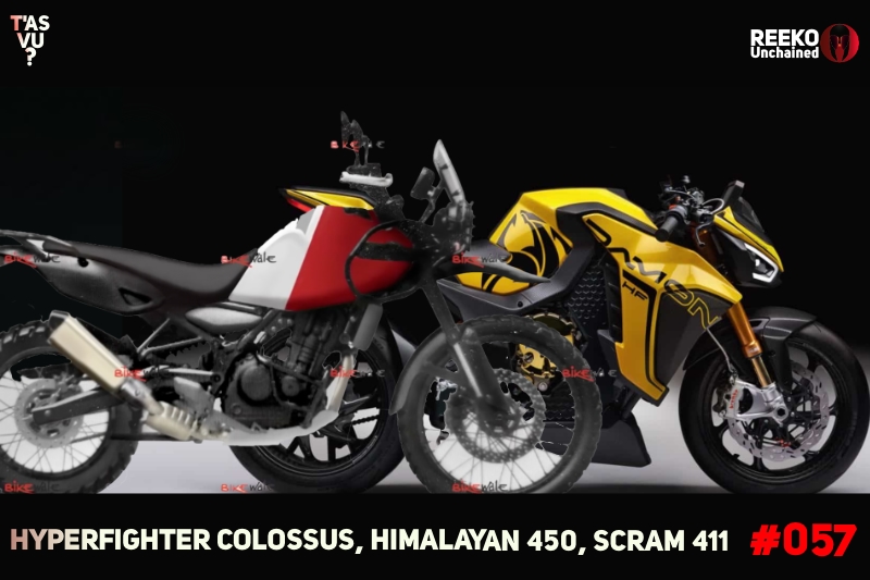 HD, Damon Hyperfighter, Royal Enfield: vidéo Reeko Unchained, himalayan 450 scram damon hyperfighter colossus reeko unchained 57