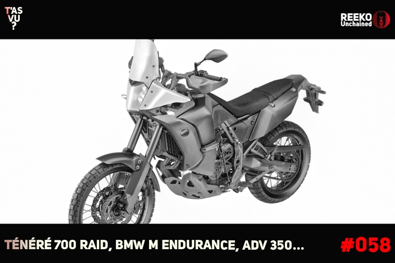 Chaine inusable BMW M, proto Ténéré 700 Raid : vidéo Reeko, yamaha tenere 700 raid prototype bmw m endurance