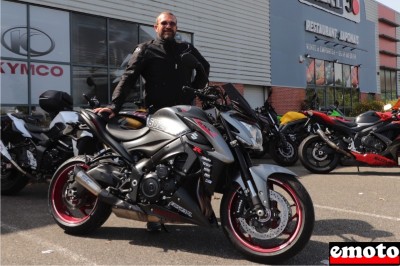 Suzuki GSXS 1000 d'Olivier chez Ametys Moto Service à Roques