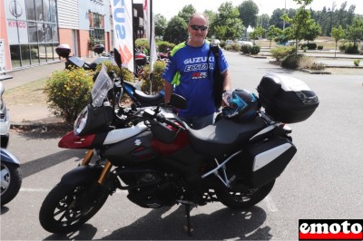 Suzuki V Strom 1000 de Didier, Ametys Moto Service à Roques