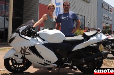 Suzuki Hayabusa d'Antoine et Valérie, Ametys Moto Service