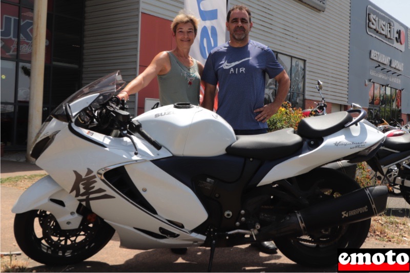 Suzuki Hayabusa d'Antoine et Valérie, Ametys Moto Service, suzuki hayabusa dantoine et valerie ametys moto service