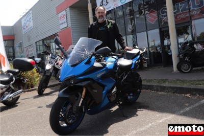 Suzuki GSXS 1000 GT de Roland chez Ametys Moto Service