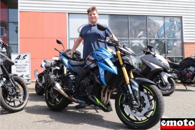 Suzuki GSXS 750 permis A2 de Thomas chez Ametys Moto Service