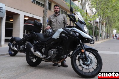 Suzuki V Strom 650 de Benjamin chez Action Bike à Paris