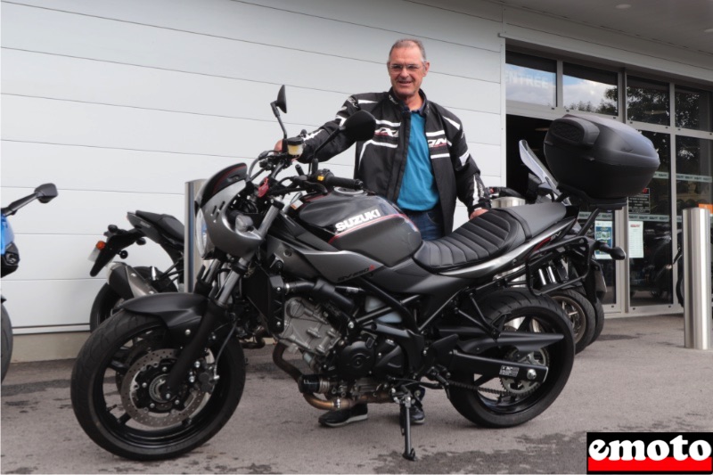 Suzuki 650 SVX de Jean-Louis chez Meullenet Motos à Besançon, suzuki 650 svx de jean louis chez meullenet motos a besancon