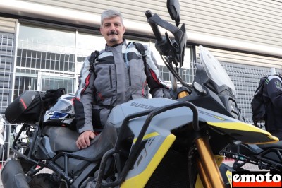 Suzuki V-Strom 650 de Patrick chez Suzuki à Perpignan