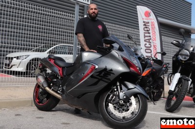 Suzuki Hayabusa 1340 d'Esteban chez Suzuki à Perpignan