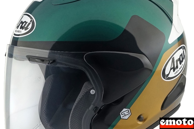 Arai SZR EVO, évolution du casque jet à succès, arai sz r evo legante