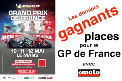 Jeu Grand-Prix de France : les derniers gagnants sont