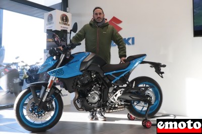 Suzuki GSX 8S de Thomas chez Suzuki à Agen