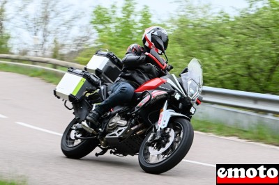 Essai QJ Motor SRT 600 SX Touring, 5 points à retenir