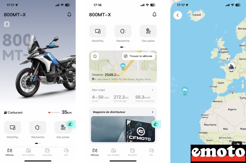 Application CF Moto payante à la confidentialité faible, application cf moto payante a la confidentialite faible