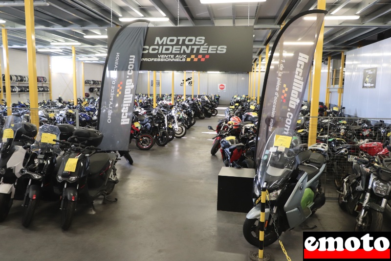 motos accidentees pour les professionnels uniquement