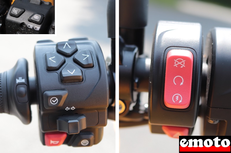 commodos non retro eclaires ici avec le poignees chauffantes en option a 310