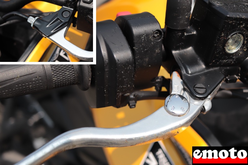 reglage en ecartement du levier de frein uniquement